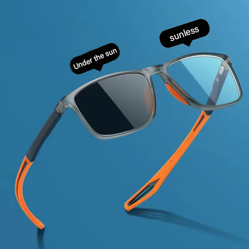 Outdoor Sports Non-Slip Reading Glasses Ultra-Light Sports Anti-Blue Light Sports Glasses photochromic and anti blue glasses