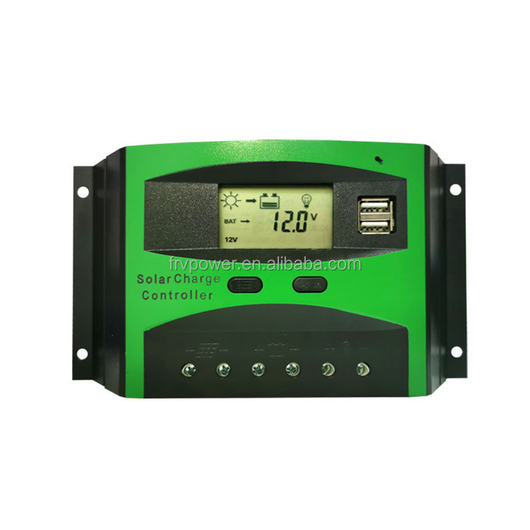 Solar charge controller 12v 24v 30a 50a 60a LCD display intelligent PWM Solar Charger Controller