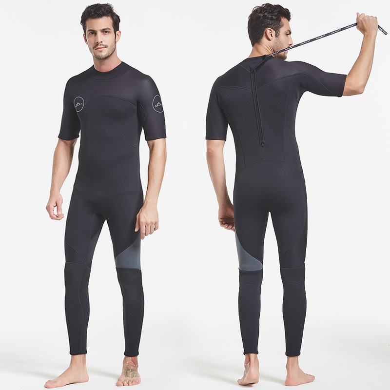 Sbart Custom 3mm Neoprene Scuba Diving Suits Manufacturer Long Sleeve Back Zip Wetsuits Men Wetsuit for Surfing