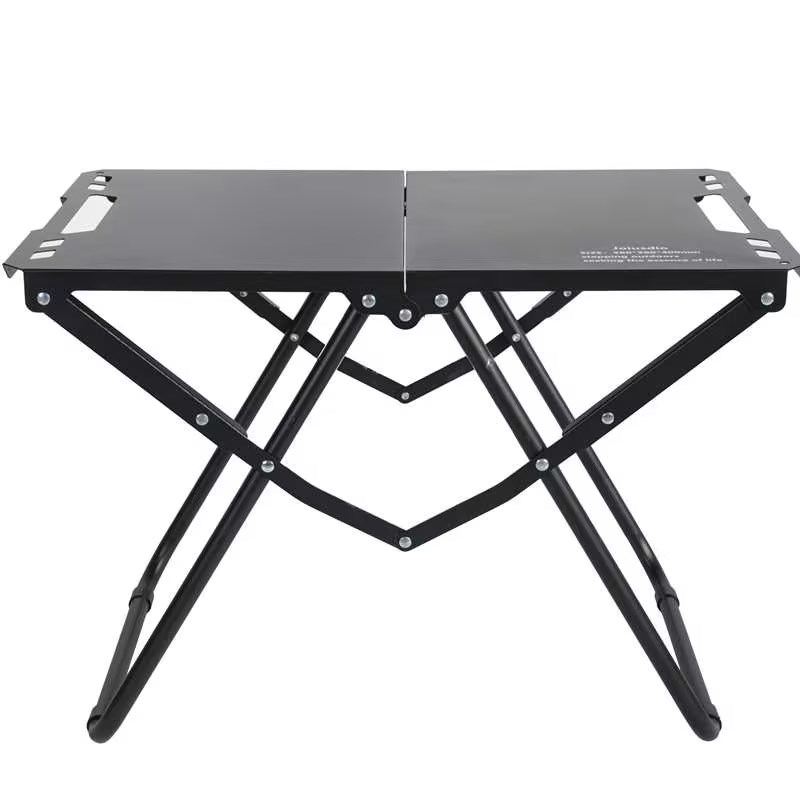 Lightweight Aluminum Alloy Portable Outdoor Folding Table With Carry Bag