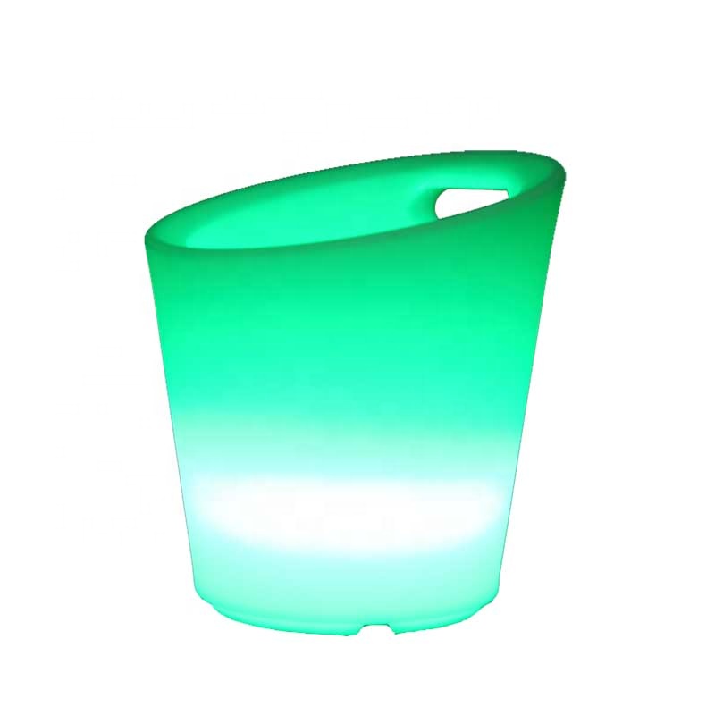 16 Colors Change LED wine bucket acylic Quality Champagne Wine Beer Cooler for Party KTV Clubs