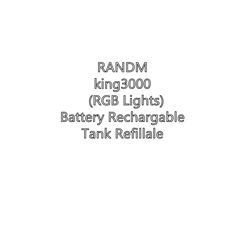 Новый randm Dazzle King с перезаряжаемой прямые поставки 12 видов цветов упаковочной коробки