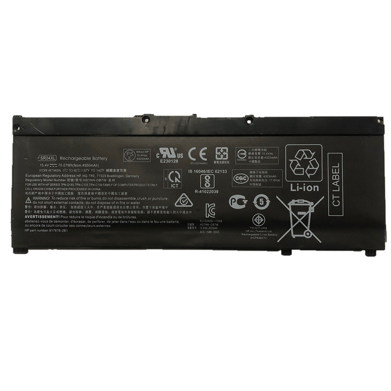 15,4 V 70.07Wh 4550 мА/ч, оригинал SR04XL аккумуляторная батарея для ноутбука HP Pavilion 15-CB000 серии HSTNN-IB7Z ноутбук батарея Лидер продаж