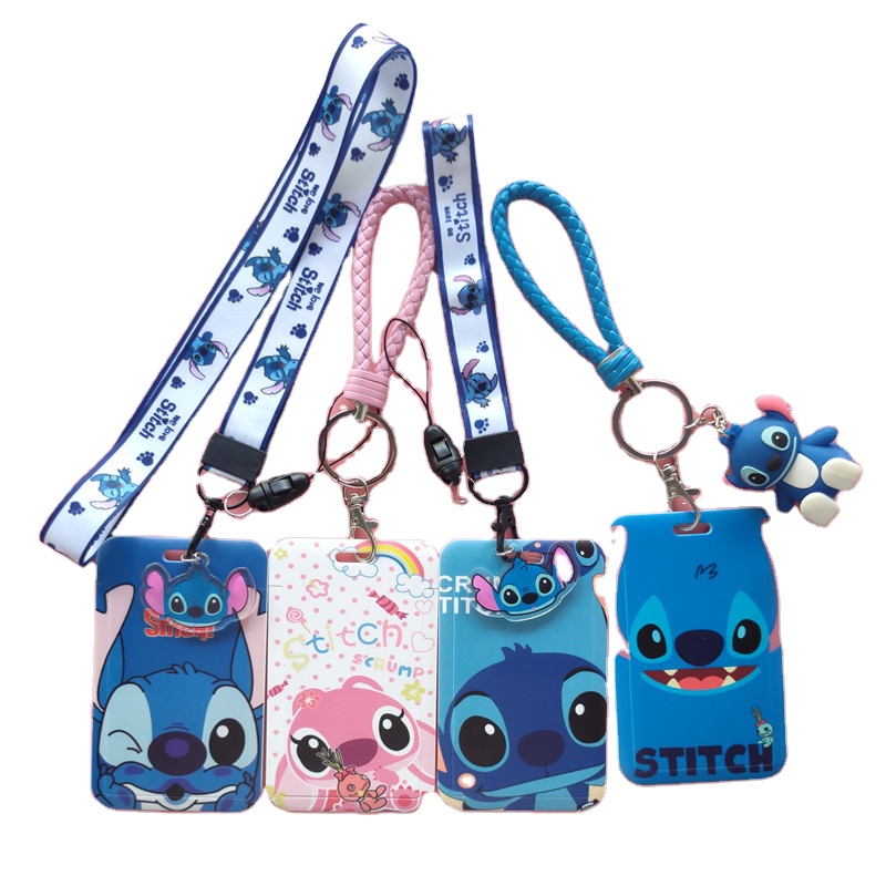 ID Credit Name Card Badge Holder Cover PVC Business Card Holder Necklace Lanyard Bank Credit Id Card Holder