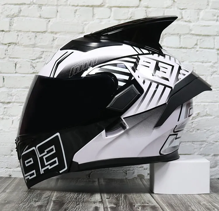 A-class cheap full face motorcycle helmet for jiekai with horn