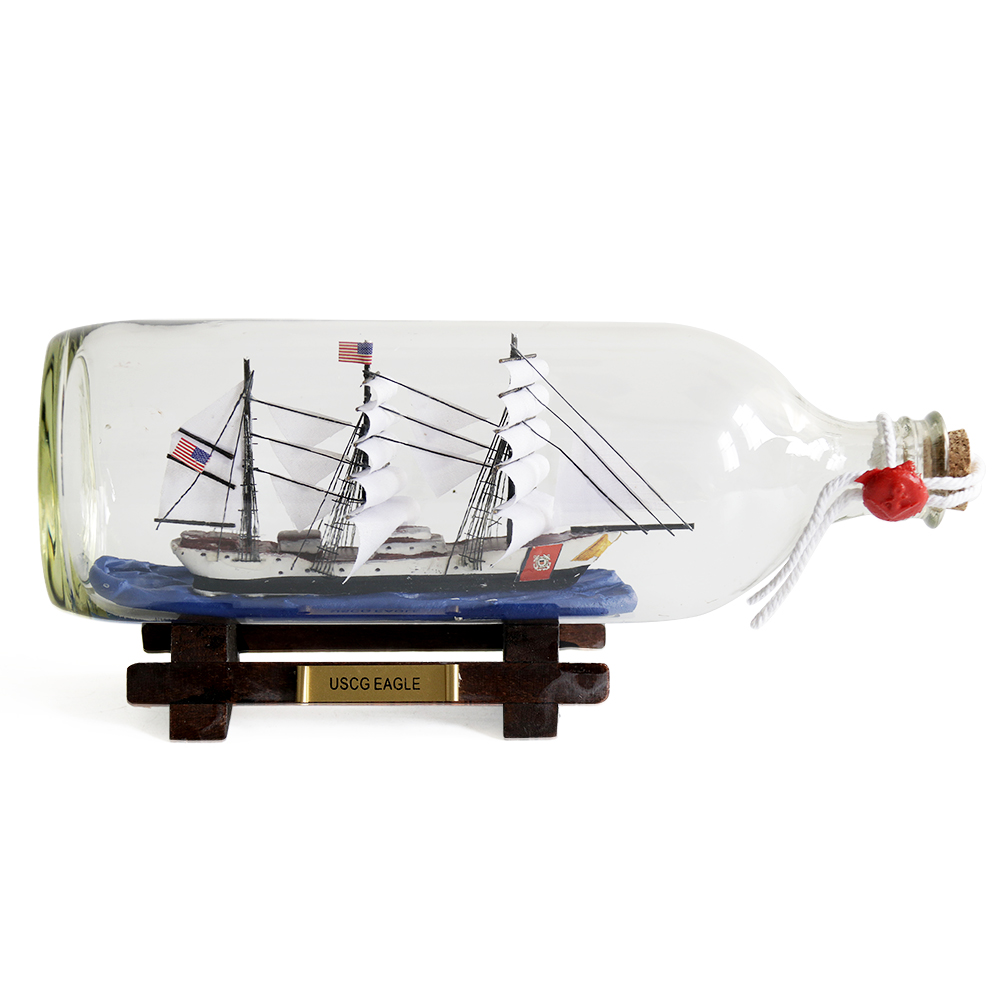 Корабль в бутылке лодка Катти Сарк hms победы черный жемчуг uss constitution uscg barque eagle clipper морской сувенир модель лодки