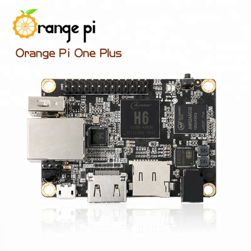 Плата макетная Orange Pi One Plus H6, 1 ГБ, 4 ядра, 64 бит, Поддержка Android 7,0, мини-ПК, Orange Pi One Plus SBC