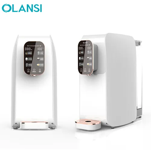 OLANSI RO Reverse Osmosis Touch Panel Desktop Alkaline Water Dispenser Hydrogen Water Generator For Home Use