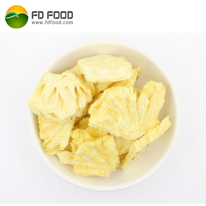 Бренд LUJIA FDFOOD 5-7 мм/ломтик, замороженные сушеные фрукты, оптовая упаковка 10 кг, замороженный ананас