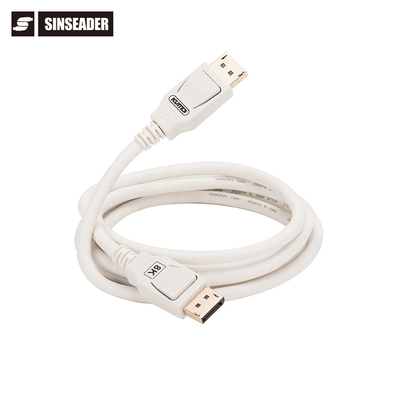 Индивидуальный бескислородный медный DP кабель Displayport 1,4 в 4K 60 Гц