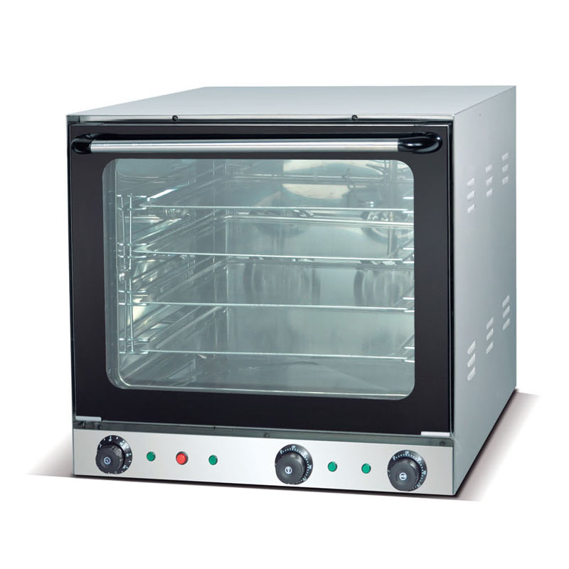 Commercial 4 Trays Ovens Bakery Equipment Electric Convection Oven With Steam Function