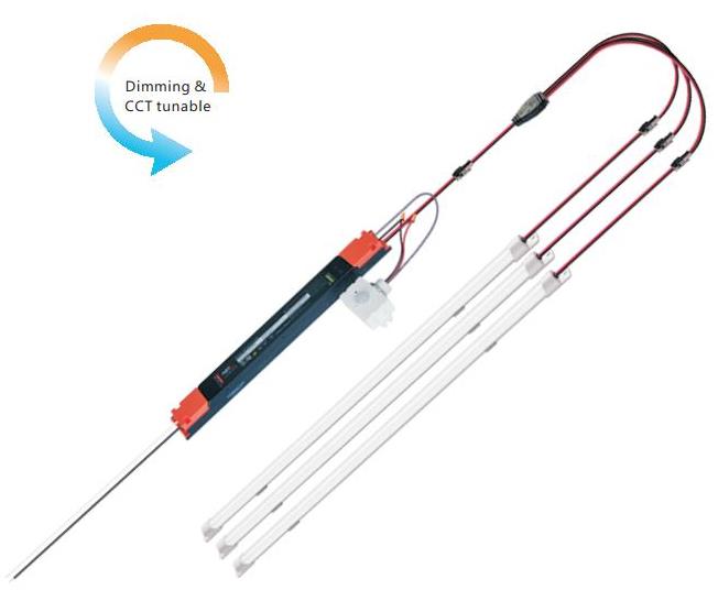 CCT настраиваемое приложение smart control 2ft 4ft Bluetooth Светодиодная лента комплект для модернизации с dlc premium