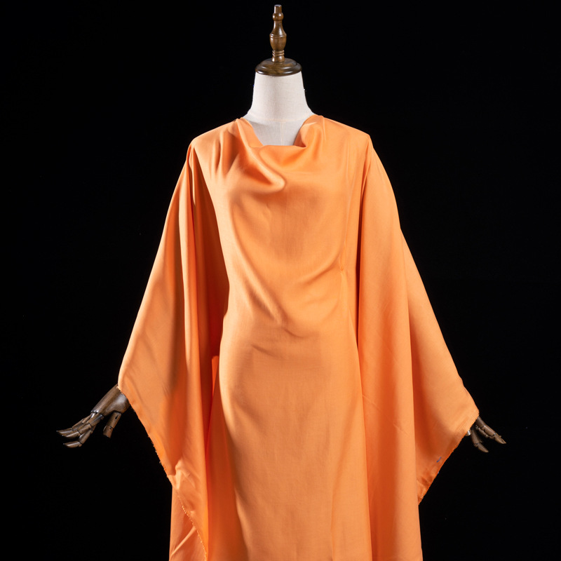 Ширина 145 см, Экологически чистая переработанная саржевая ткань, Lyocell Tencel Fiber fabric для женщин, платье, пальто, ветровка