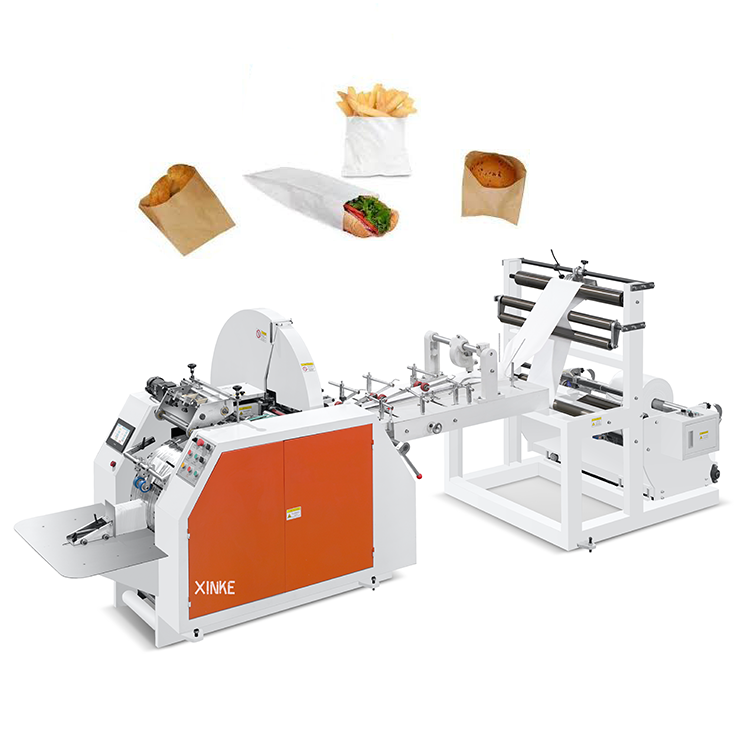 V bottom paper bag machine high speed with servo motor