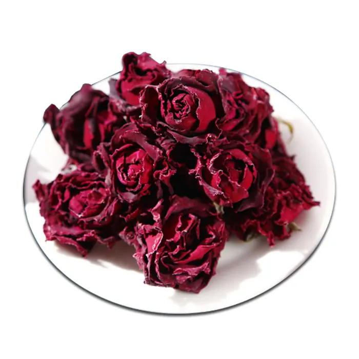 2020 Yunnan Ink Red Rose Dried Rose Pingyin Rose Tea Corolla Rose Natural Non-Sulphur High Quality Rose Tea