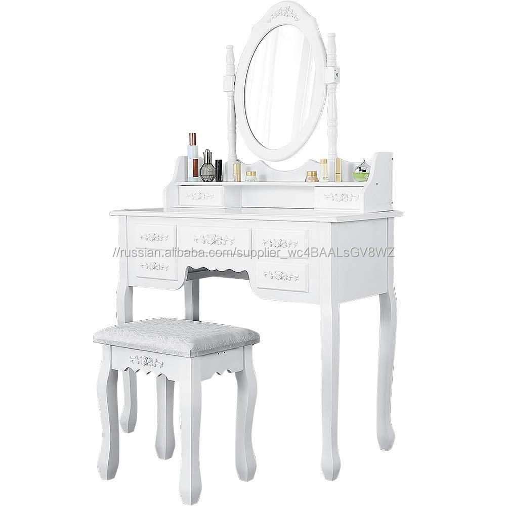 Арт-деко Amazon Make Up Baby дерево античный французский туалетный столик набор
