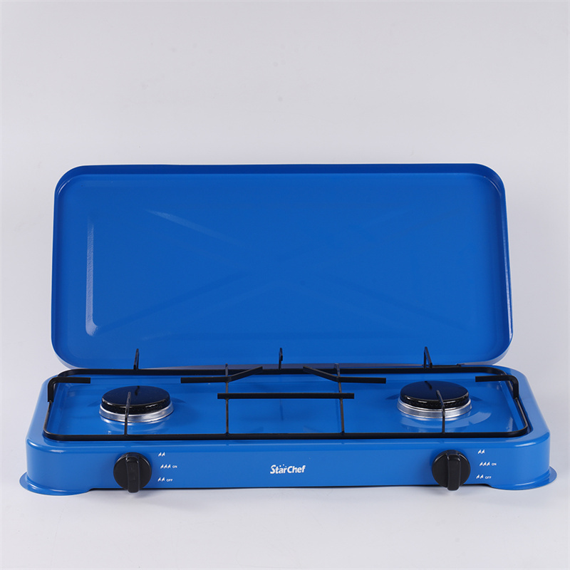 Oem Odm Kitchen Cooktops Durable 2 Burner Cooking Hot Plate Gas Stove Manufacturers China