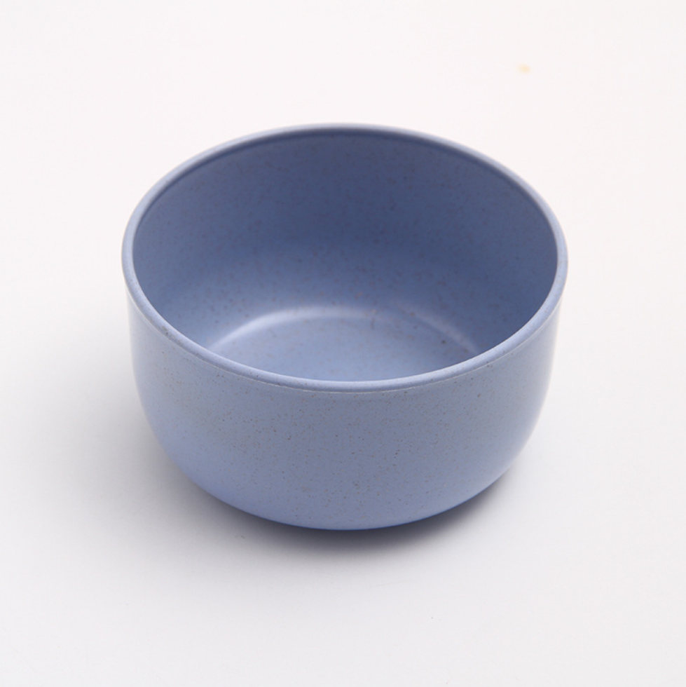 Wholesale Japanese Wheat Straw Bowl Set Nordic Round Home Dessert Salad Bowl