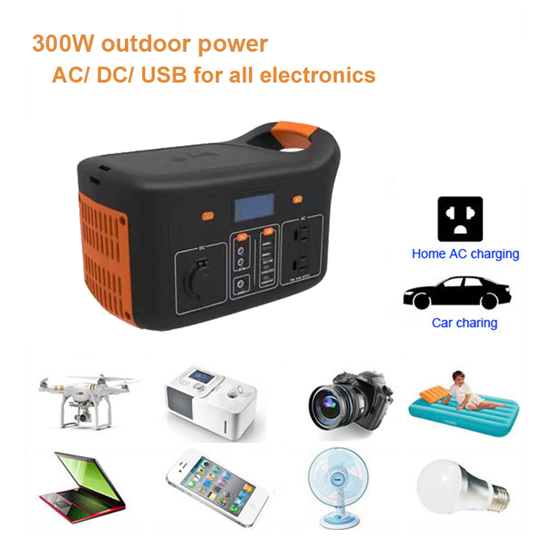 Новая AC 110/220v Выходная литиевая электростанция 300w 78000mAh lifepo4 аварийная солнечная электростанция для высоких ватт рисоварок