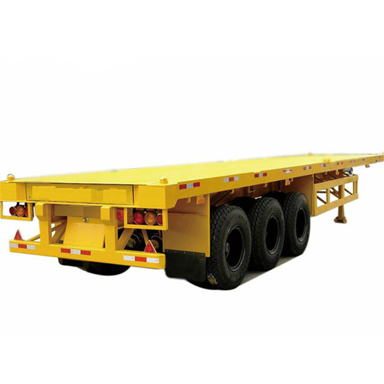 The latest flatbed semi-trailer and 20-foot 40-foot container flatbed semi-trailer in 2021