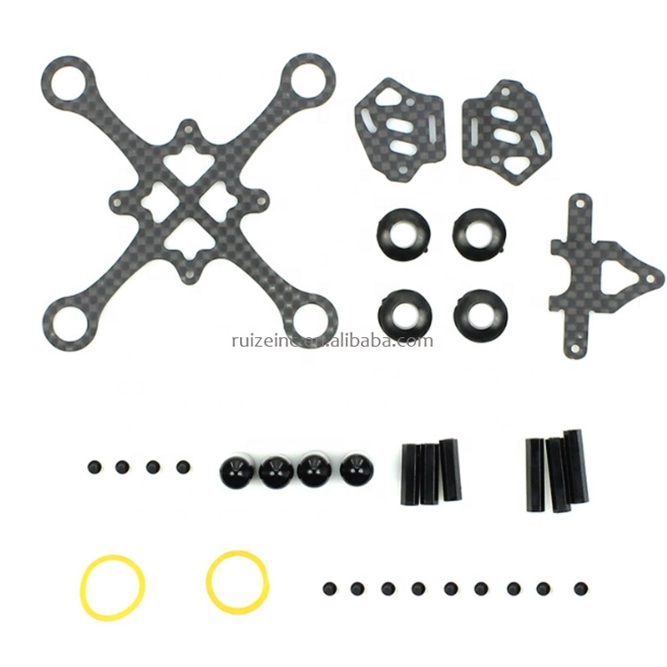 EYAS 55 7mm/8mm carbon fiber Brushed Coreless quadcopter frame Kit for RC Drone
