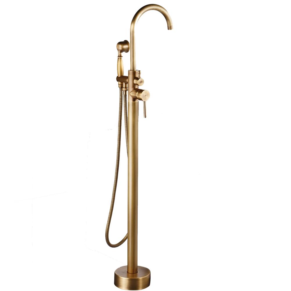 Beelee BL19002A античный цветной напольный смеситель для ванной комнаты, наполнитель для ванны, отдельно стоящий смеситель для ванны