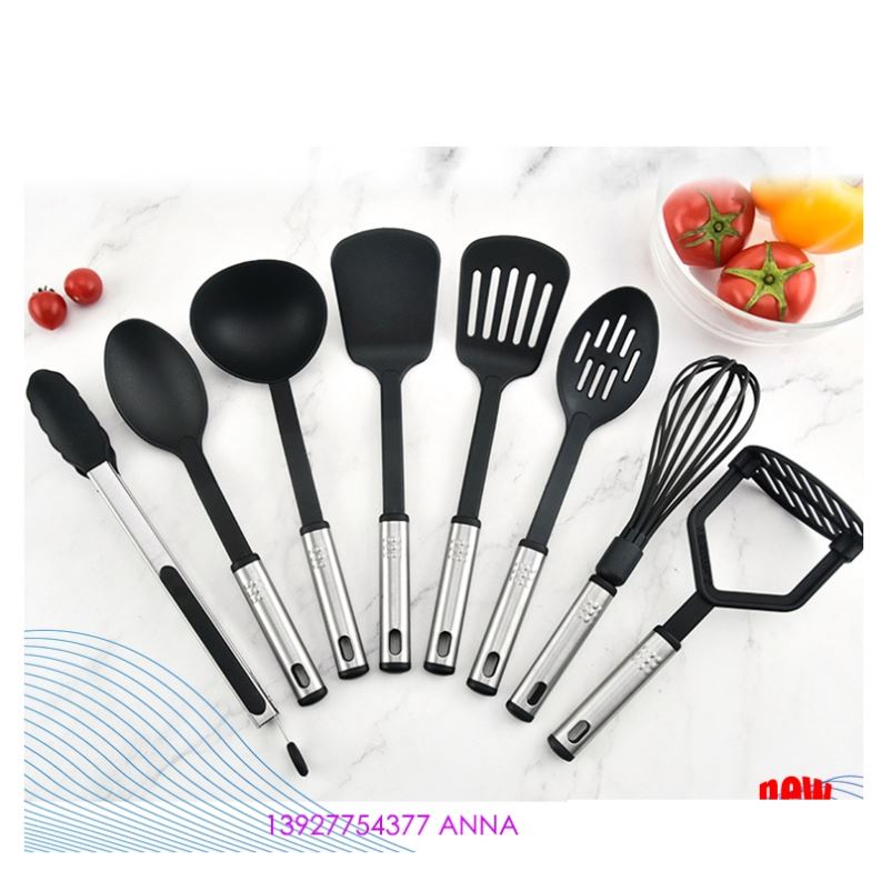 Silicone Cooking Utensils Set with Holder, Nonstick Cookware Stainless Steel Handle Heat Resistant