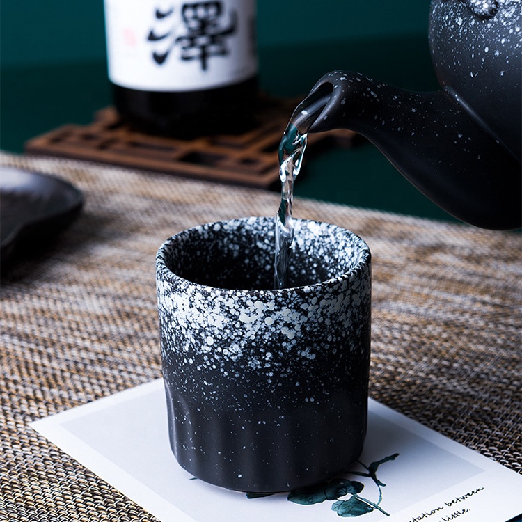 200ML Porcelain Japanese Tea Cups Cheap Bulk Chinese Factory Customized Under Glazed Jug Greeting Gifts Cup