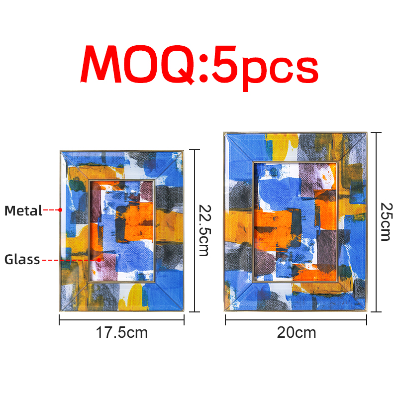 Different sizes Factory price newest rectangle glass square family picture photo frame