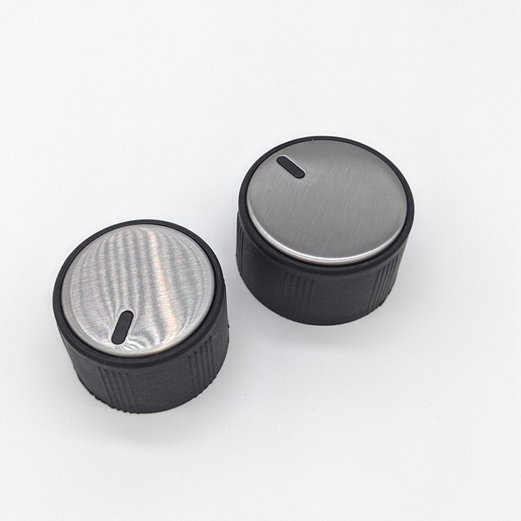 Supplier custom etching oven nylon stainless steel gas stove knob