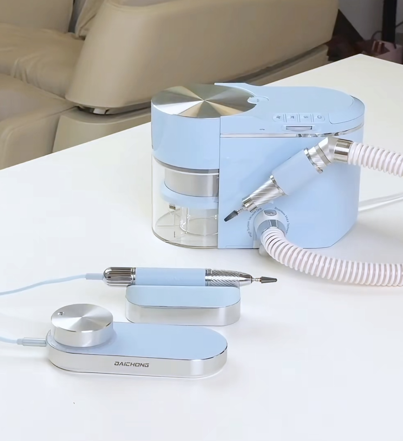 2024 DAICHONG Nail Equipments High Quality 240W Nail Dust Collector No Noise Nail Supplies Salon Equipment