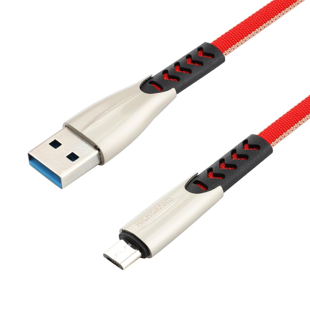 1 год гарантии новый стиль нейлон V8 Micro USB дата кабель Быстрая зарядка 1 м для Samsung Xiaomi Oppo Vivo
