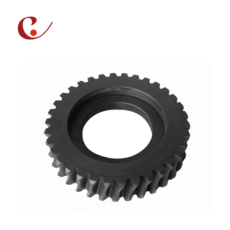 LingQi Custom wear resistance large black mc nylon worm gear