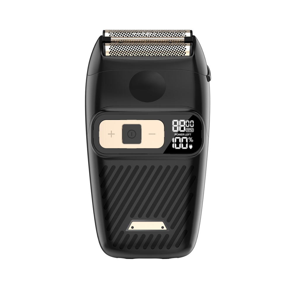 RUNWE RS752 NEW Electric Titanium Foil Shaver Dual Blade LED Display Rechargeable Beard Trimmer For Men