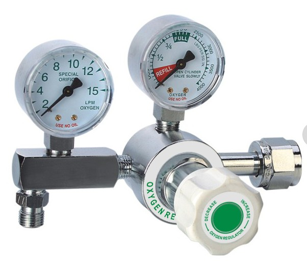 Кислородный газовый регулятор высокого качества cga540 3000Psi, медицинский кислородный регулятор для кислородного баллона