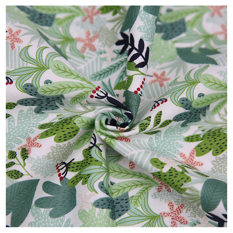 Stock 100 cotton printed bedding designer fabric