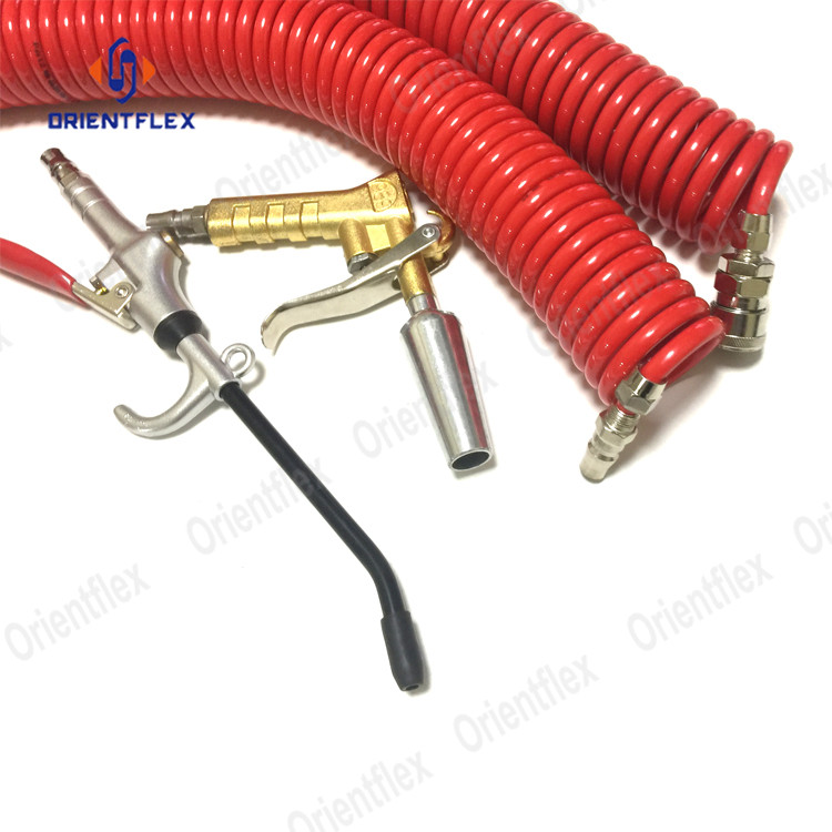 Plastic Rubber Tip Air Compressor Blow Gun Pneumatic Tools Air Blow Gun Suit For Coil Air Hose