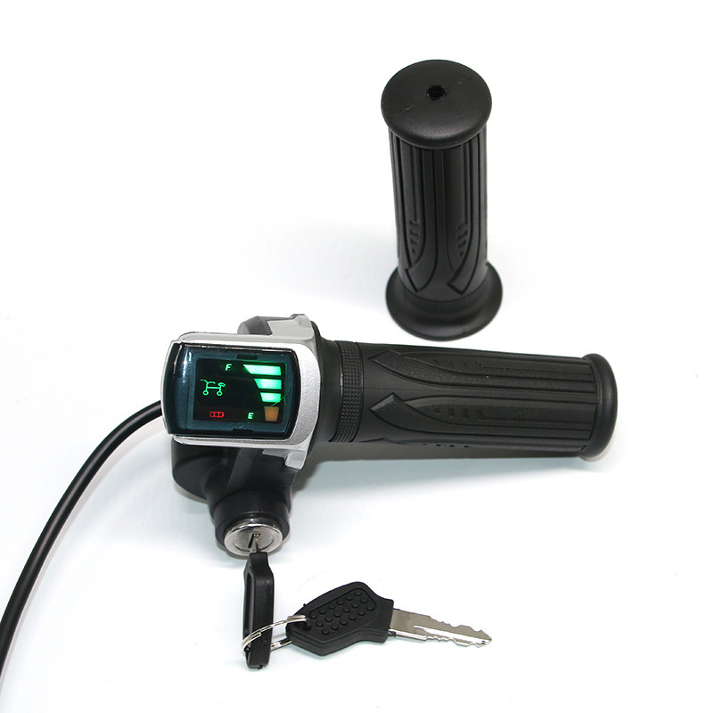 Electric bike accessories ebike handle with lock handle battery bicycle acceleration speed control handle