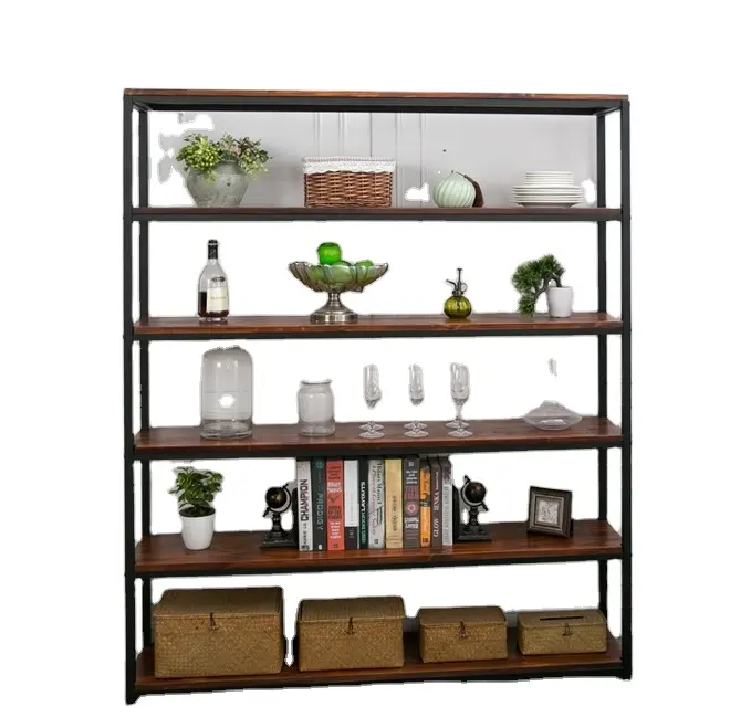 wholesale new design wood panel book shelf for home