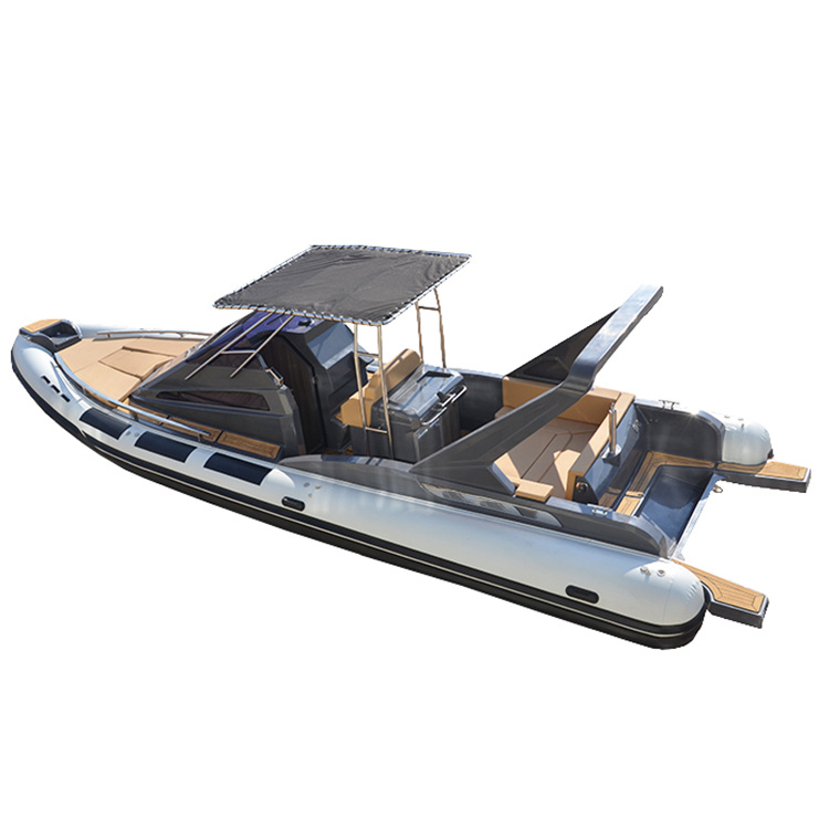 9,6 м RIB Boat Hypalon жесткие Роскошные Супер яхты с подвесным мотором и T-top