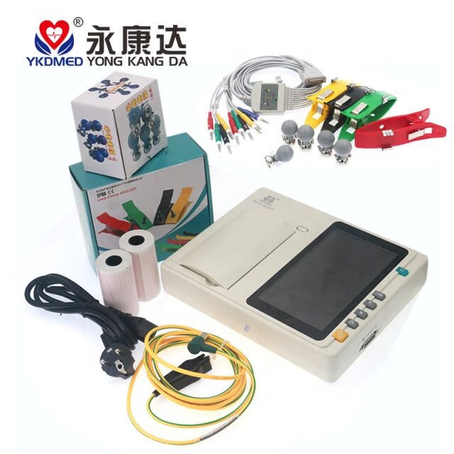 3 канала electrocardiogramm электронный дома ручной ЭКГ пульсометр машина портативный экг устройство YKD ECG-3030P ЭКГ/ЭКГ машина