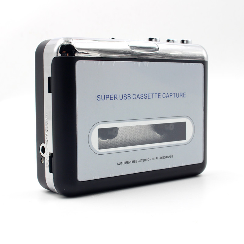 Портативный MP3 для оцифровки кассет с выходом до MP3 ленты USB ПК супер MP3 музыкальный плеер аудио конвертер регистраторов игроков Cassette-to-MP3