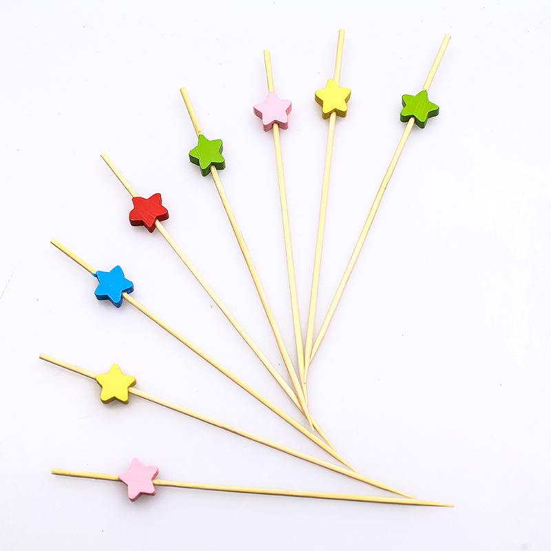 wholesale Many Occasions To Use Skewers Of Fruit Barbecue Can Be Used Environmentally Friendly Bamboo Stick