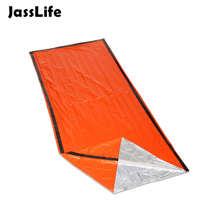 Китайский поставщик Jasslife, компактный сверхлегкий спальный мешок Bivvy для выживания, 100%, водонепроницаемый ультралегкий термальный мешок