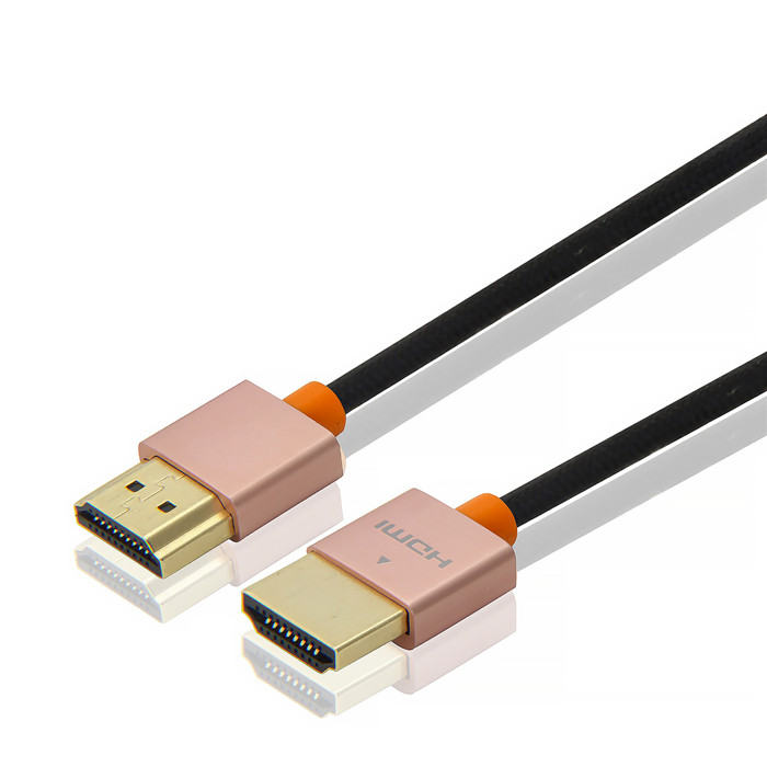 Китай HDMI кабель производитель 4K ультра тонкий Высокоскоростной HDMI кабель 2,0 HDTV Ethernet