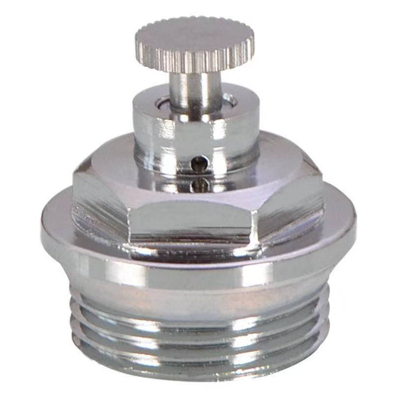 Radiator Manual Drain Valve 4 Minutes, 6 Minutes, 1 Inch Copper Outer Wire Bleed Brass Air Exhasut Vent Valve