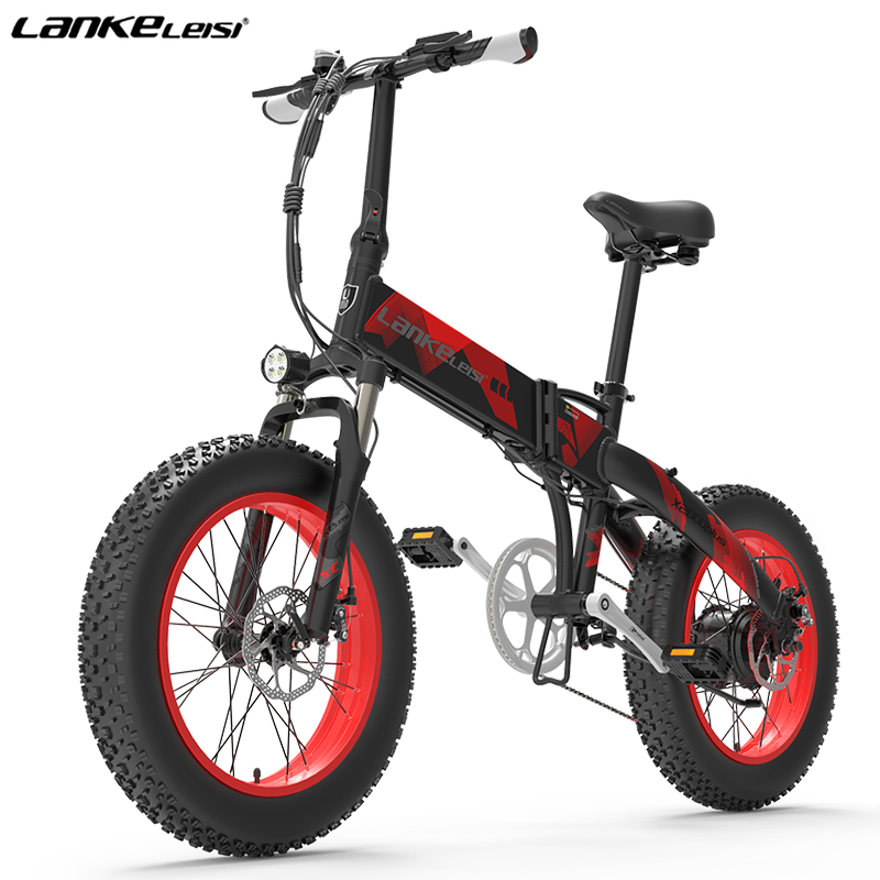 LANKELEISI X2000PLUS 20 дюймов складной электрический велосипед 1000W 48V 14.5AH литий-ионный аккумулятор, срок работы рама из алюминиевого сплава, дисковый тормоз
