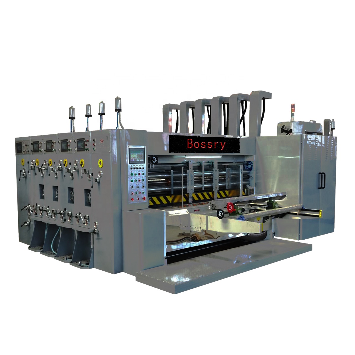 automatic printing slotter die cutting machine carton cardboard maker