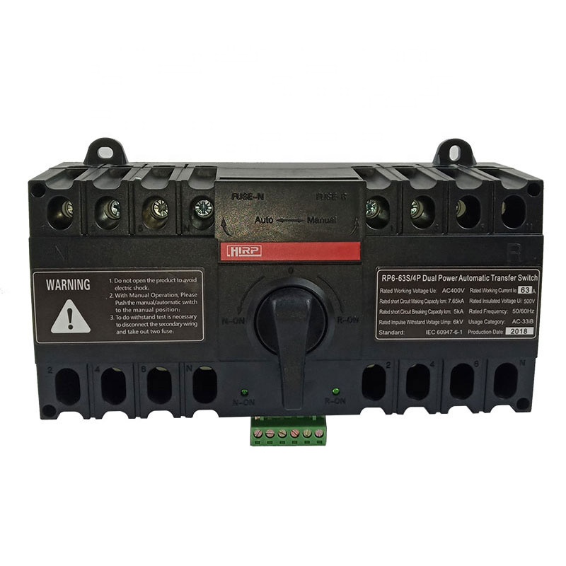 RP6-63S 63A 110V 220V автоматический переключатель мини-переключатель МСВ Тип