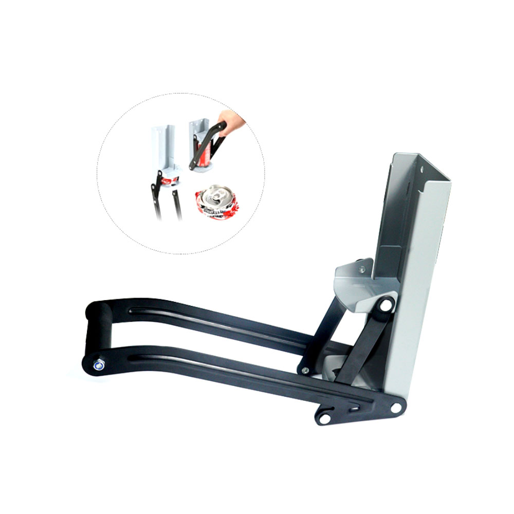 Hand Bottle Opener Can Crusher Wall Mounted Soda Beer Smasher Eco-Friendly Recycling Tool